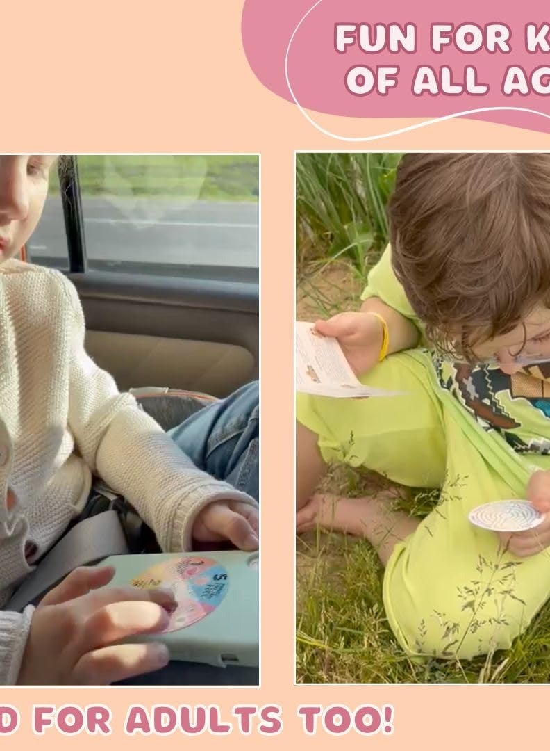 Excefore ملصقات حسية مهدئة، 15 عبوة ملصقات اليقظة للقلق، ملصقات م textured للبالغين، ملصقات لمستشار المدرسة - Image 4