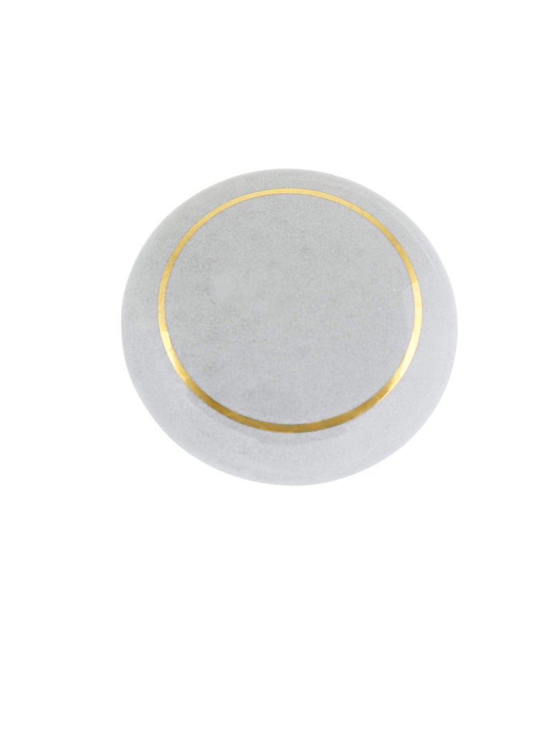 ROBUSTLINE Robustline Golden Ring Plastic Knob - Gray - Image 1
