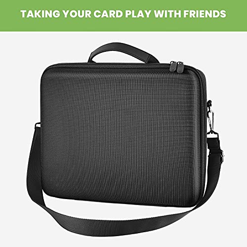 ALKOO Trading Card Case, 2000+ Card Deck Box for MTG Commander, for YuGiOh, for Magic The Gathering, for Cards Against Humanity, 2025 2024 Football Baseball Sports Collectible Cards Holder (Grey) - Image 4