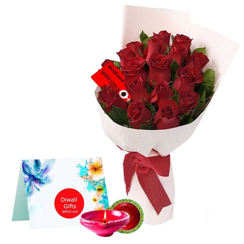 EG2i Red Roses For Diwali - Image 1
