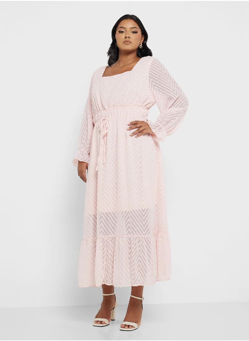 Ella Plus Puff Sleeve Dress