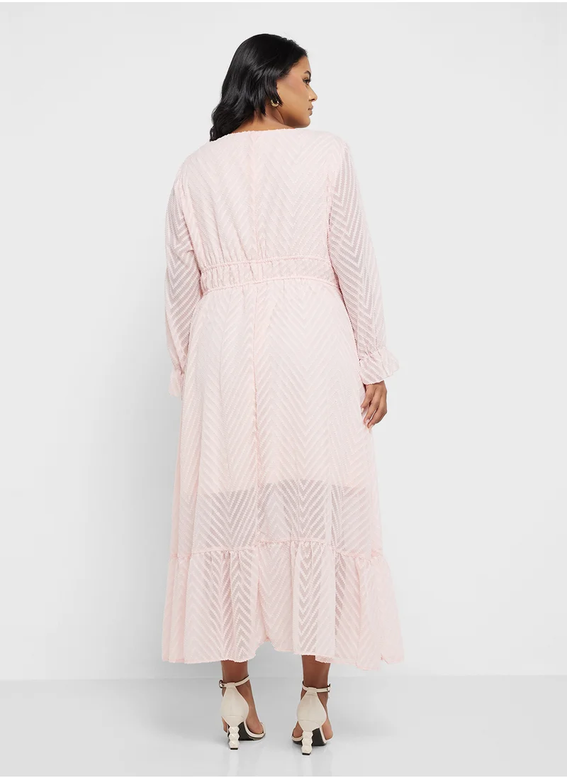 Ella Plus Puff Sleeve Dress