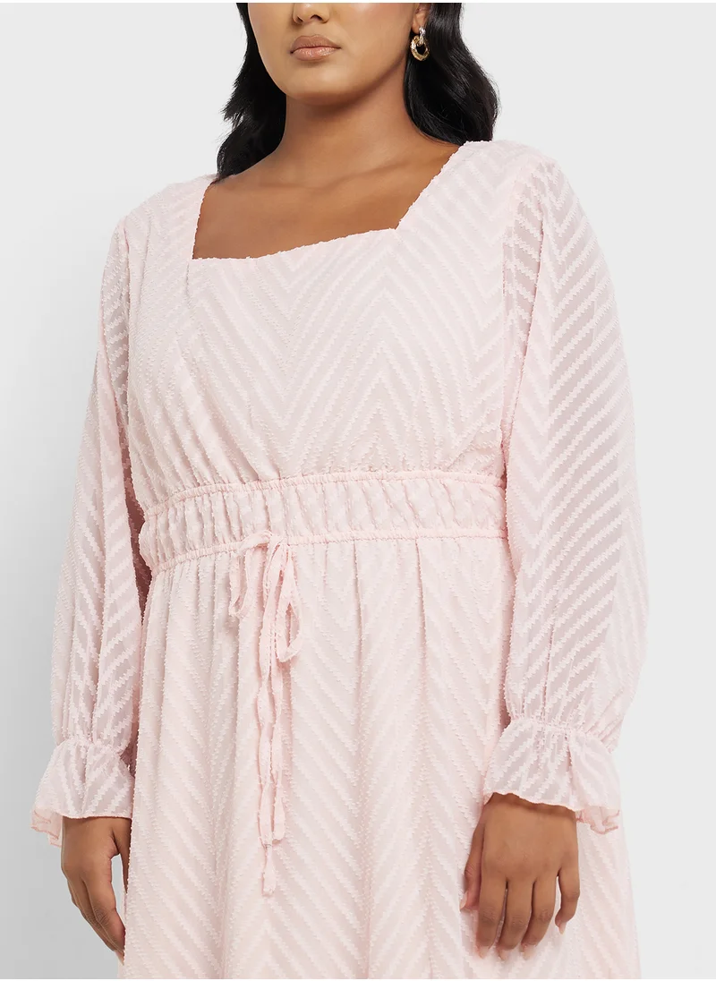 Ella Plus Puff Sleeve Dress