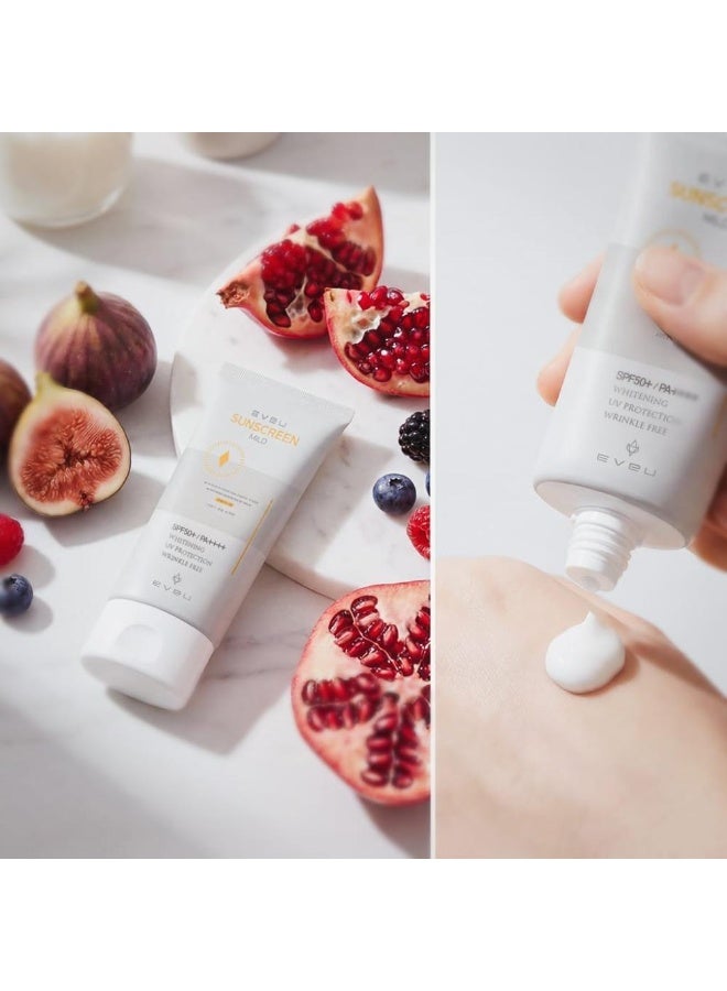 ايفيو واقي الشمس ايفيو الكوري 70مل بخلاصة خفيفة  - حماية من UVA وUVB بعامل حماية SPF50+/PA+++ - Image 4