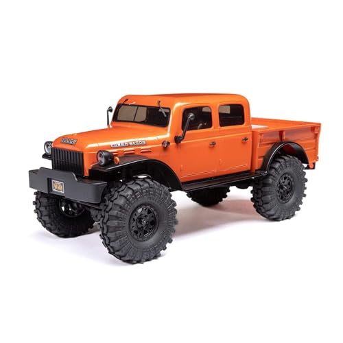 Axial RC Truck SCX24 40s 4 Door Dodge Power Wagon Orange124 4 Wheel DriveRTR Everything Needed to Run Included AXI00007T1 - Image 1
