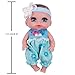 Beem Jun 6 inch Small Baby Doll Handheld Bag Set Pink Blue - Image 4