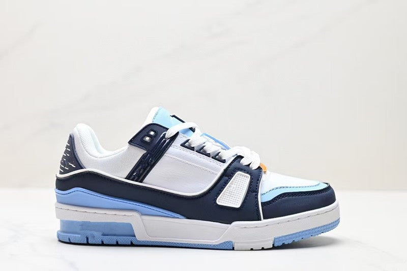 For Putian Factory Donkey Trainer White Cement White Shoes Denim Leather Fashion Casual Shoes - Image 1