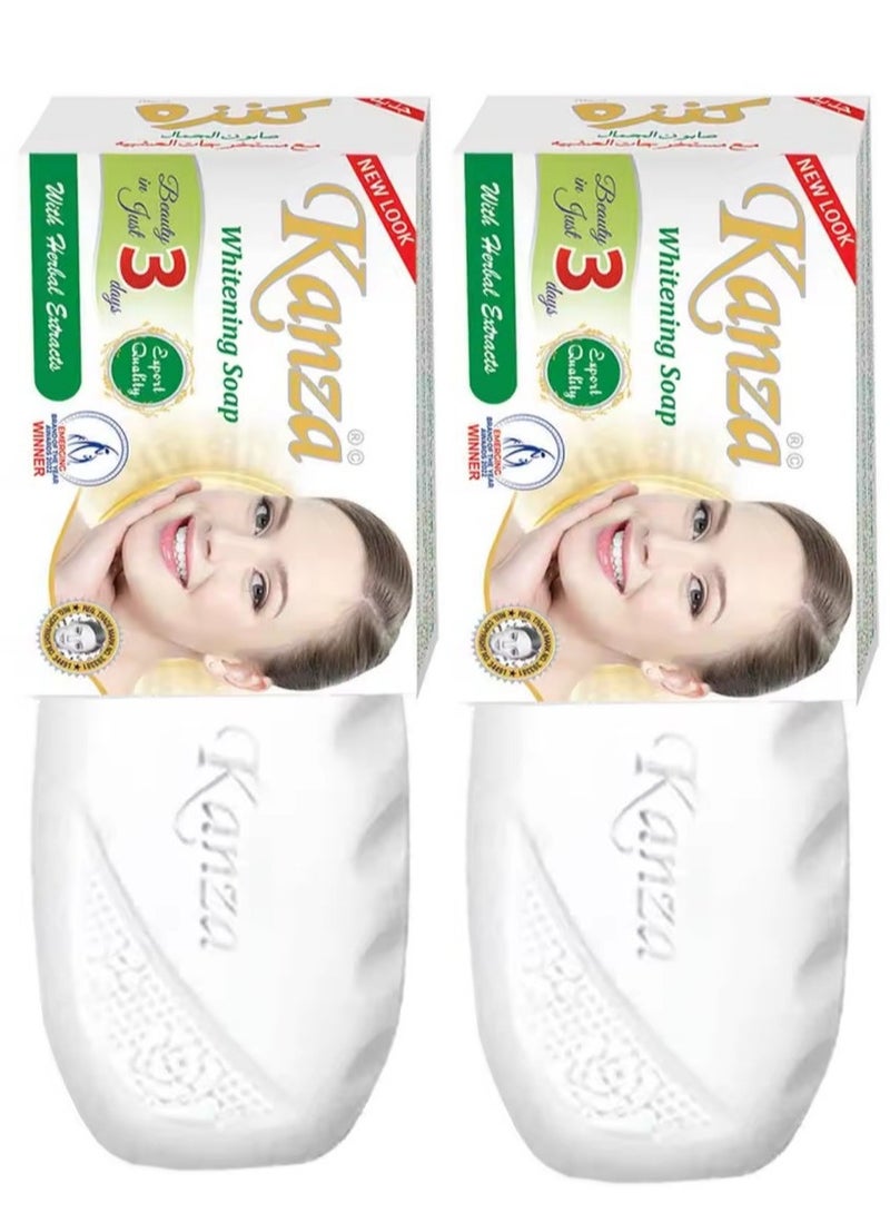 كنزه قطعتين من صابون تفتيح البشرة 100  جرام - Image 1