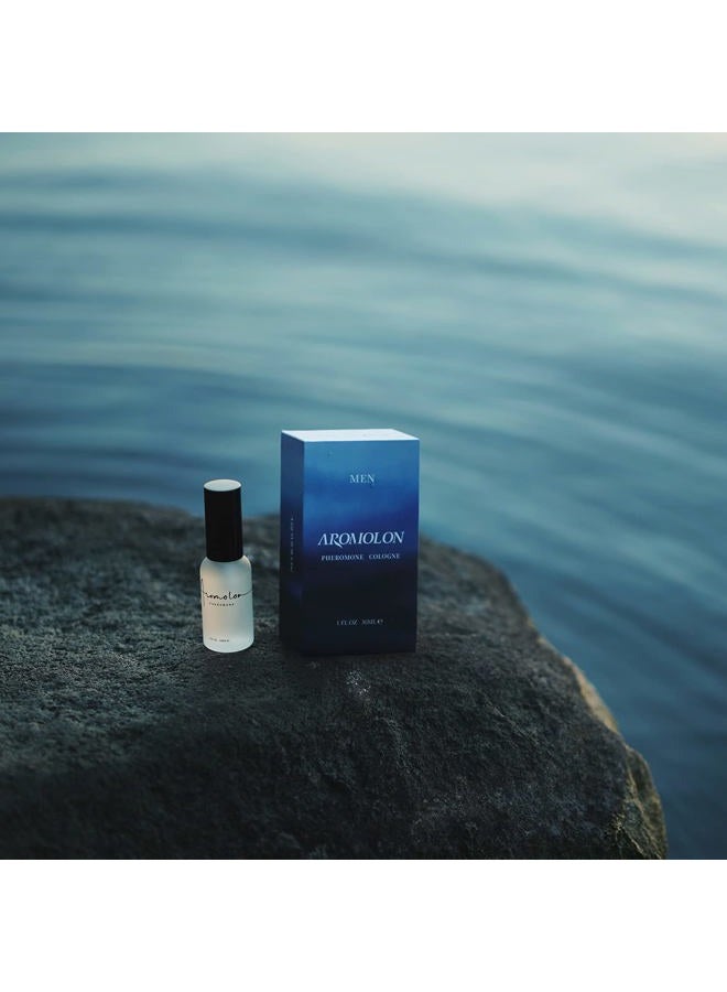Aromolon Aquatic Fragrance Pheromone Cologne Spray for Men – Ocean-inspired Scent – Strongly Phermones Pefume Oil – 1Fl Oz / 30 Ml - Image 2