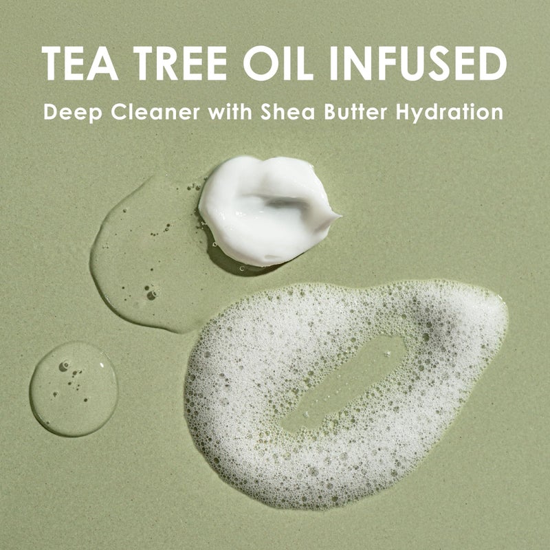 EyeEco Advanced Tea Tree Eyelid and Facial Cleanser - 180mL - Non-Irritating Eyelash & Eyelid Cleanser Soothes Irritation with Tea Tree, Vitamin E and Shea Butter - Image 5