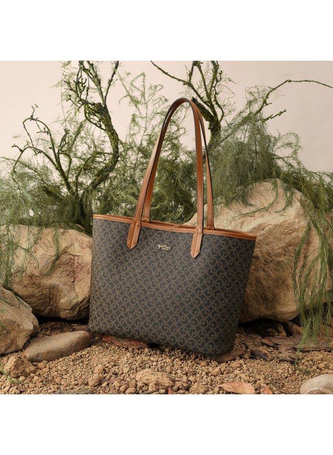 Goldlion Women's Bag Shoulder Bag Printed Reversible Large Capacity Tote Bag Mother Baby Bag Mommy Bag - Image 3