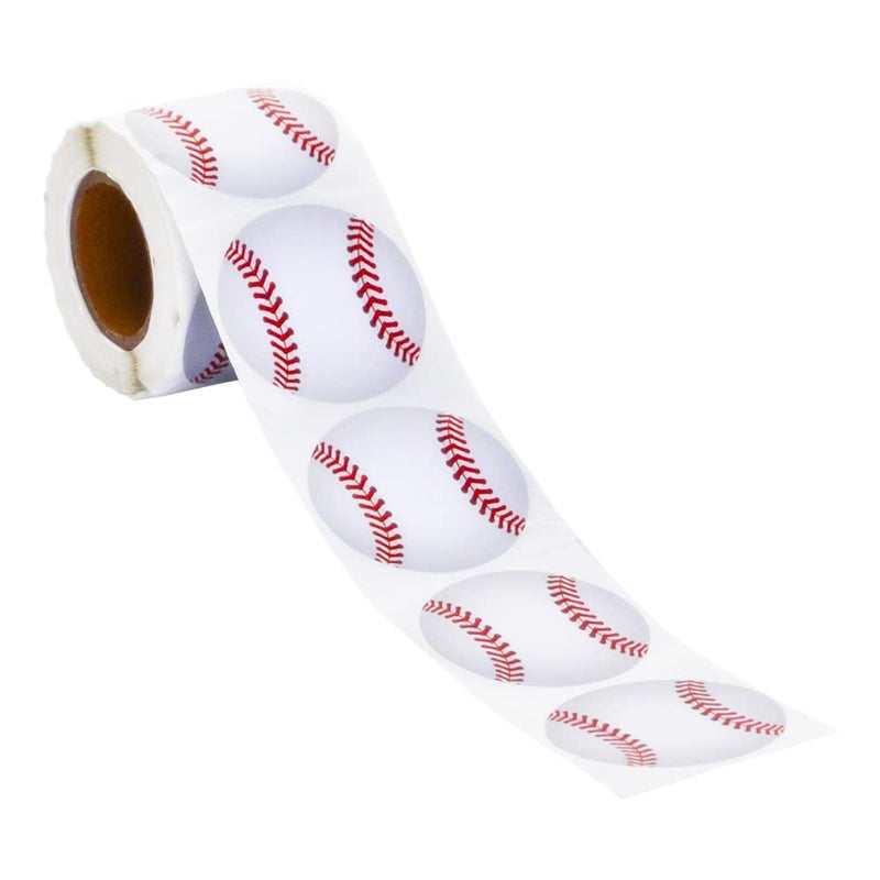 Muka 250 PCS 2 Baseball Stickers Standard Permanent SelfAdhesive Stickers Sports Party Supplies