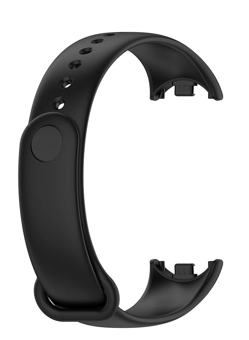 Band Compatible with Xiaomi Mi band 9 / Xiaomi Mi band 8 Replacement Band, Silicone Skin-Friendly Wrist Strap Adjustable Sports Wristbands for Women Men Xiaomi Band 8/9 Bracelets - Image 4