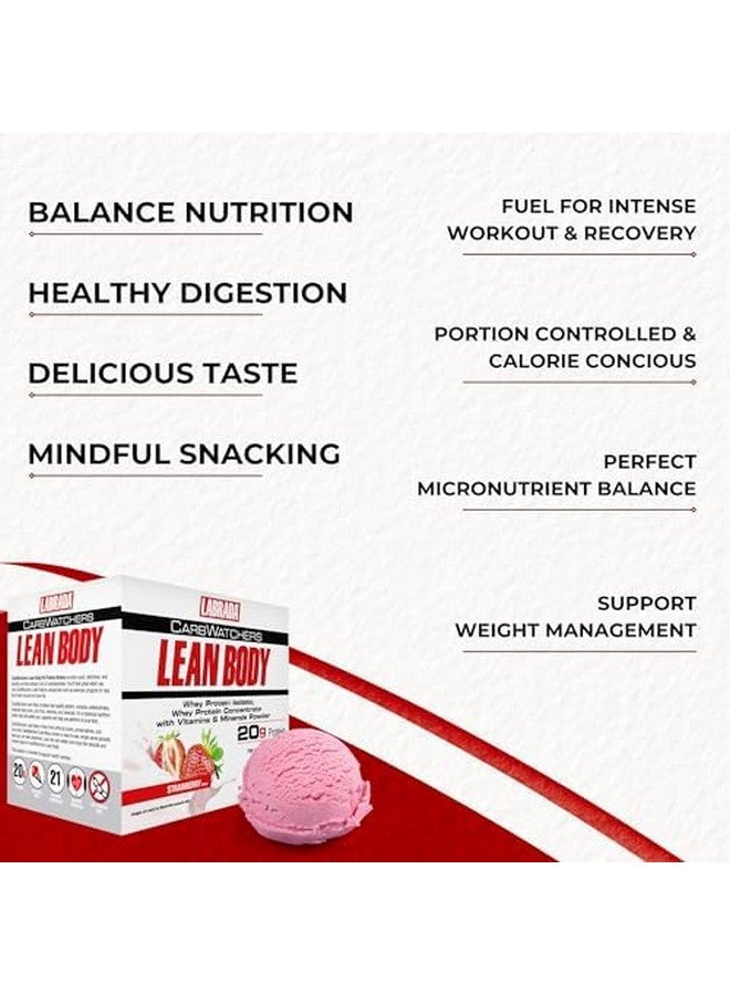لابرادا Lean Body Carbwatchers | 650 جرام | فراولة | نسبة عالية من البروتين | نسبة منخفضة من الكربوهيدرات | مشروب بديل للوجبات | أكثر من 20 فيتامين ومعادن | - Image 3