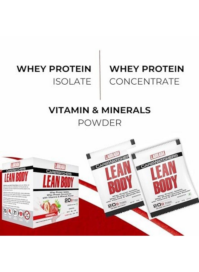 لابرادا Lean Body Carbwatchers | 650 جرام | فراولة | نسبة عالية من البروتين | نسبة منخفضة من الكربوهيدرات | مشروب بديل للوجبات | أكثر من 20 فيتامين ومعادن | - Image 4