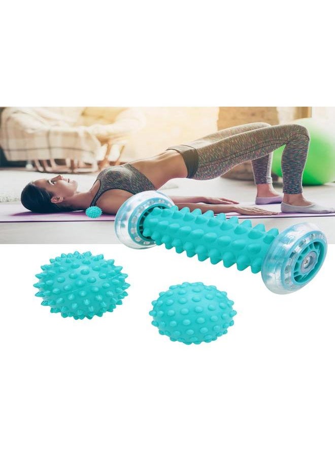 Thoraya TPE Peanut Roller Spiky Massage Ball Set Back Foot Massager Ball Fitness Muscle Massaging  - Image 4