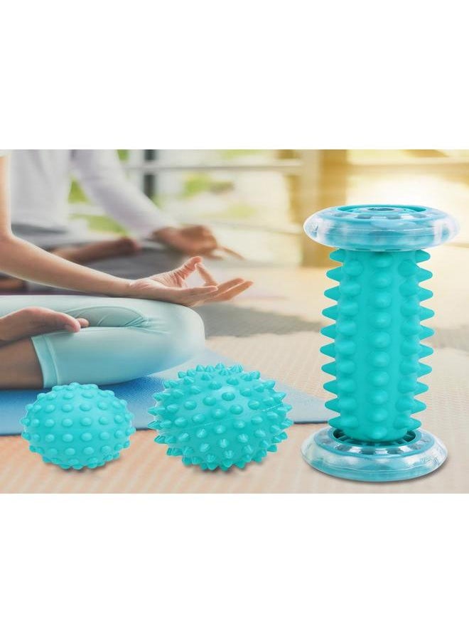 Thoraya TPE Peanut Roller Spiky Massage Ball Set Back Foot Massager Ball Fitness Muscle Massaging  - Image 5