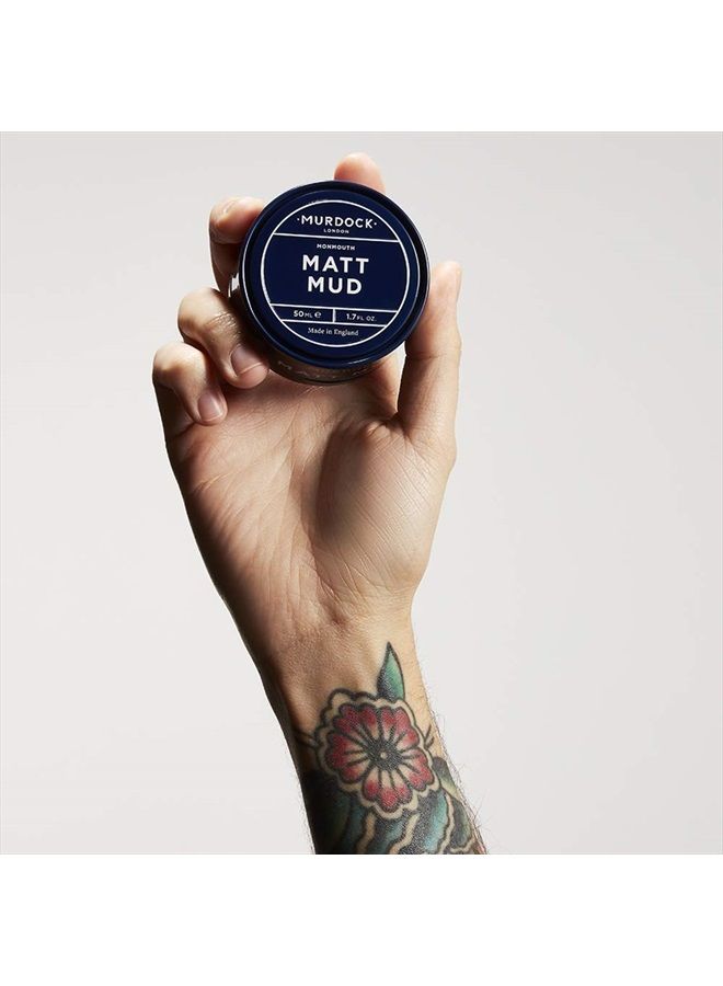 Murdock London طين مات مَد | طين تشكيل غير لامع | نباتي مع الكاولين وفيتامين E | مصنوع في إنجلترا | 1.7 أونصة - Image 2