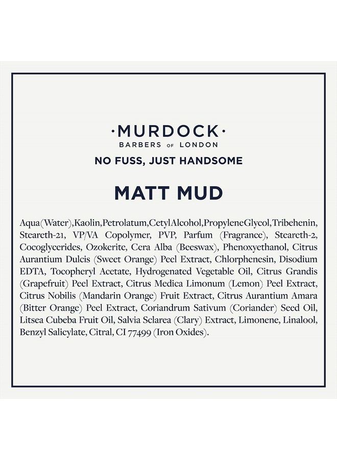 Murdock London طين مات مَد | طين تشكيل غير لامع | نباتي مع الكاولين وفيتامين E | مصنوع في إنجلترا | 1.7 أونصة - Image 5