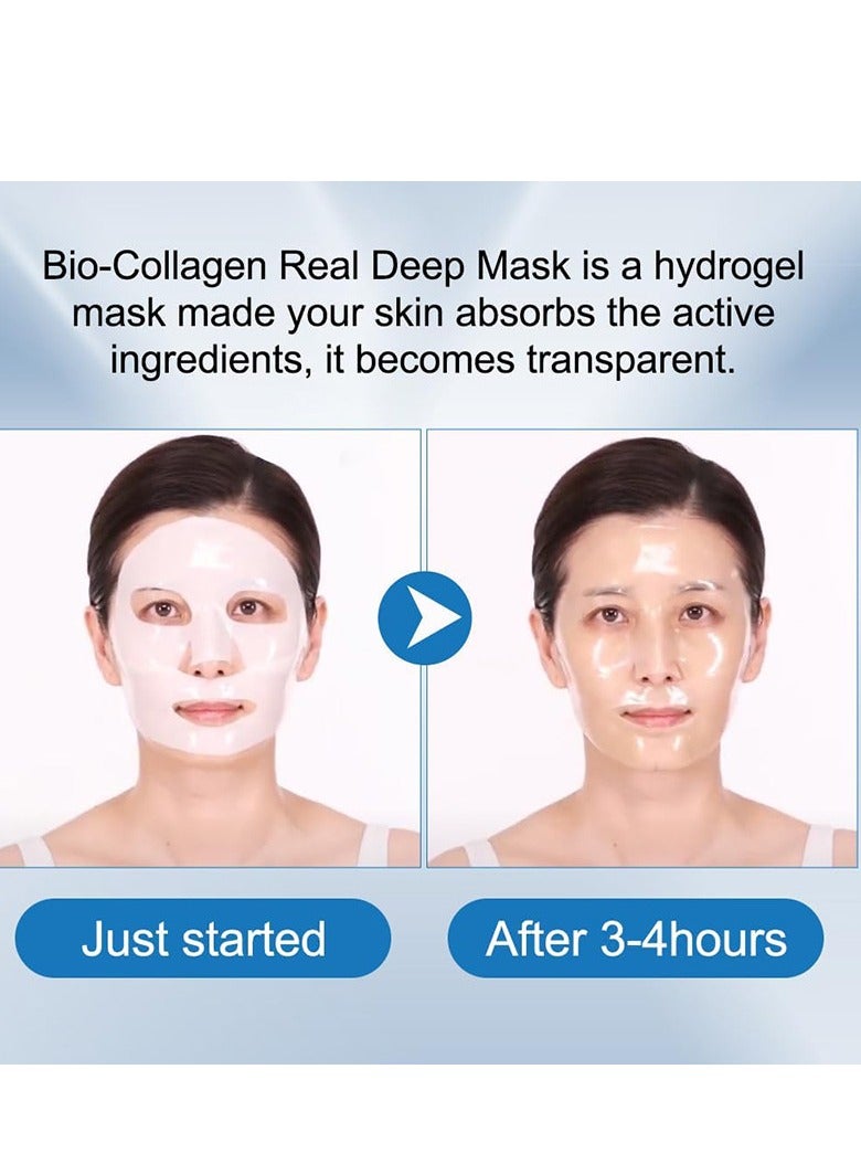 BIODANCE Bio-Collagen Real Deep Mask, Hydrating Overnight Mask, Pore Minimizing, Elasticity Improvement, 34g x4ea - Image 2