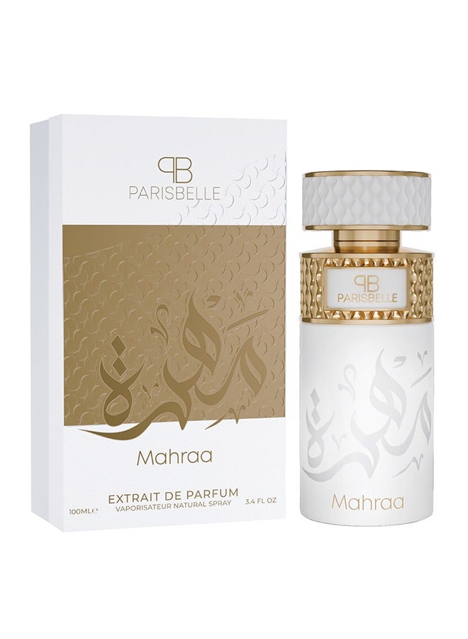Parisbelle Mahraa Oasis Collection Extrait De Parfum 100ml | Fruity-Spicy Oriental Scent with Peach, Saffron & Oud - Image 1