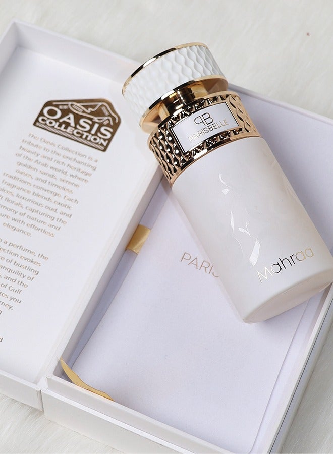 Parisbelle Mahraa Oasis Collection Extrait De Parfum 100ml | Fruity-Spicy Oriental Scent with Peach, Saffron & Oud - Image 4