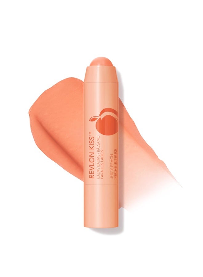 REVLON Kiss Lip Balm, Juicy Peach, 1 Count - Image 1