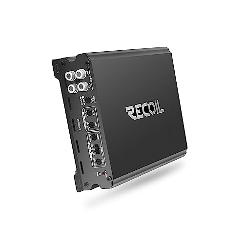 Recoil DI1200-4 Full-Range Class-D 4-Channel Car Audio Amplifier, 2,400 Watts, 2-4 Ohm Stable, MOSFET Power Supply, Bridgeable - Image 1