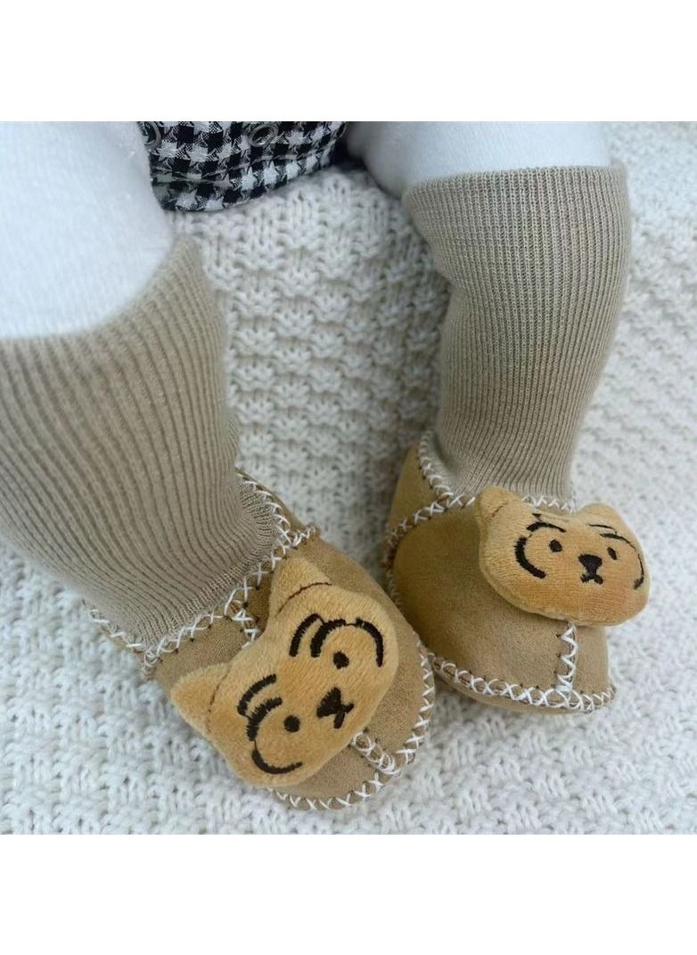 Loquat Suitable For Baby Warm And Comfortable Cotton Shoes 