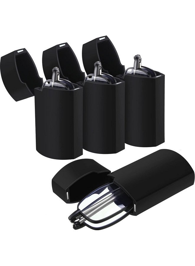 TOODOO 4 Pairs Blue Light Blocking Reading Glasses Folding Reading Glasses Small Folding Readers For Men Women (Black 2.5) - Image 1