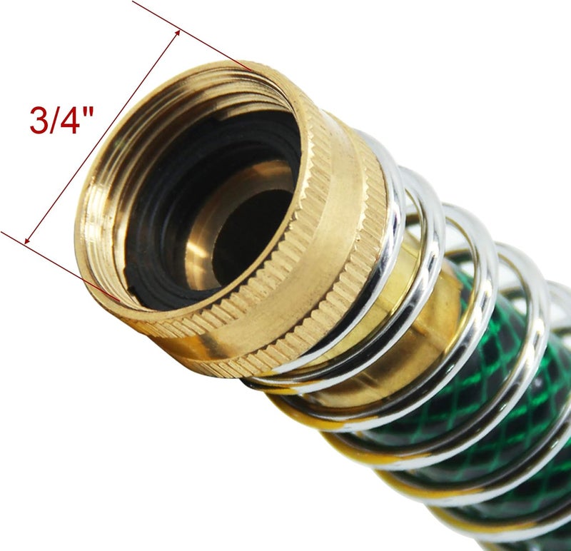 Lifynste Garden Hose Extension Adapter, Hose Kink Protector with Coil Spring, 4 Pack - Image 2