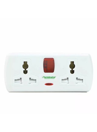 Terminator 4Ways Universal Adopter and Socket with Switch- White - pzsku/Z432695B519D9D39647CEZ/45/1746597572/b3fdaa14-aa29-4fe5-9543-1695e80cf0e6