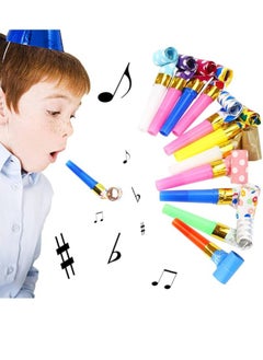 100 Pcs Party Blower, Colorful Birthday Noisemakers Birthday Blow Horns Party Horns Party Whistles New Years Party Noisemakers Party Blowouts Whistles Party Blowouts Party Favors Noise Makers