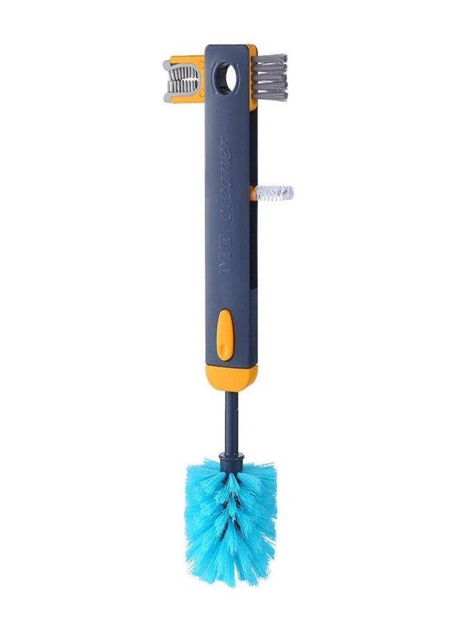 WROPZO Cleaning Brush Bottle 4-in-1 Water Bottle Washer Brush, Groove Cleaning Bottle Scrubber for Tumblers with Handle Scrubbing Reusable Cleaning Brush - Image 1