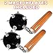 ArtCreativity Mace Inflates Set of 2 Inflatable Mace Toys for Kids Renaissance Party Decorations Spikey Ball and Chain Inflate Swimming Pool Toys Halloween Knight Costume Accessories 31 Inches - Image 4
