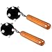 ArtCreativity Mace Inflates Set of 2 Inflatable Mace Toys for Kids Renaissance Party Decorations Spikey Ball and Chain Inflate Swimming Pool Toys Halloween Knight Costume Accessories 31 Inches - Image 2