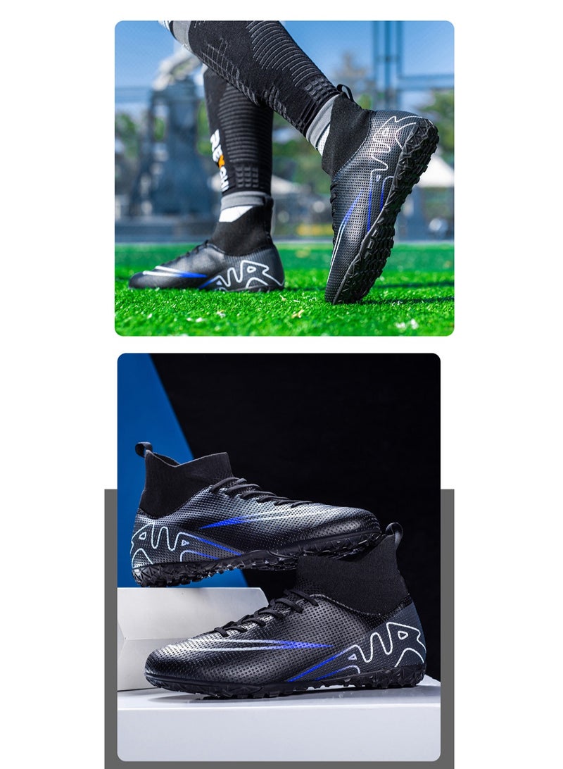 SKT Shiketro Men's soccer cleats for outdoor indoor professional youth boys soccer cleats unisex soccer cleats.  - Image 3