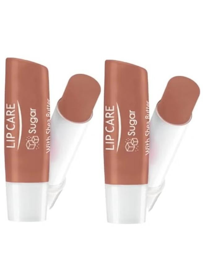 Amanda Milano 2- Piece Lip Care Sugar Lip Balm with Shea Butter and Vitamin E No. 9 - Image 1