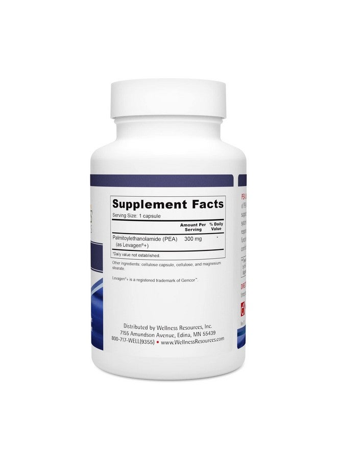 Wellness Resources ويلنس ريسورسز بي أولترا مع ليفاجين+ امتصاص عالي للبي لآلام الطفيفة والانزعاج، 300 ملغ بالميتويل إيثانولاميد مع ليبي سبيرس (60 كبسولة) - Image 3