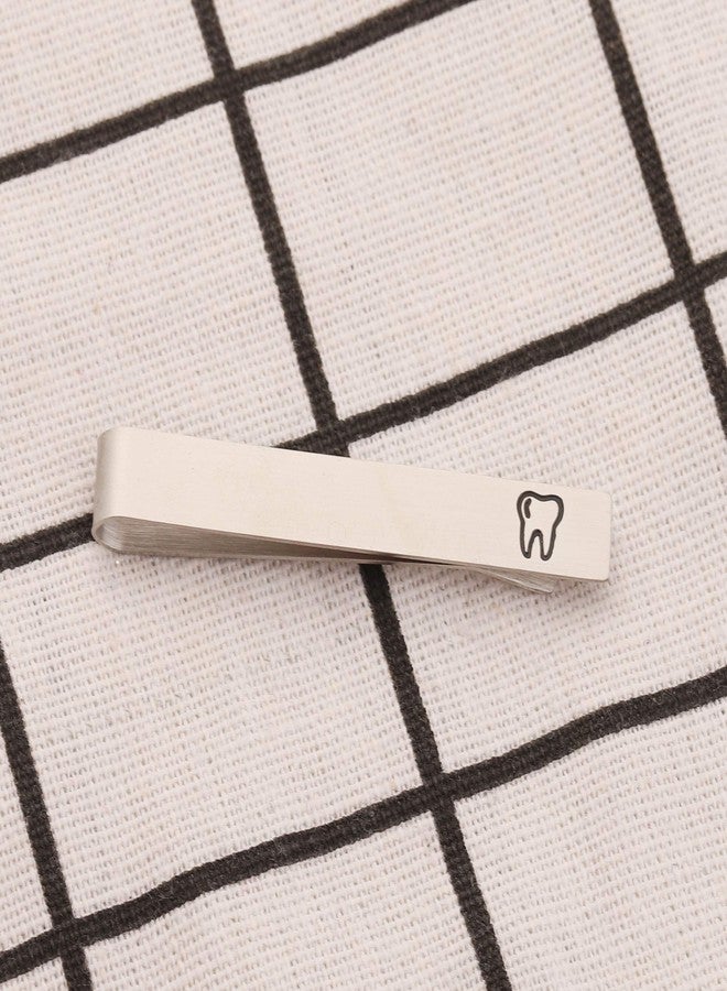 AKTAP Mens Tie Clip Dentist Gifts Dental Hygienist Gift Tie Bar Clip for Dental Student Dental Graduate (Mens Tie Clip) - Image 4