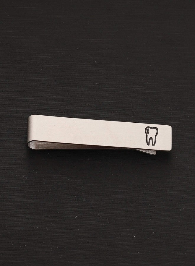 AKTAP Mens Tie Clip Dentist Gifts Dental Hygienist Gift Tie Bar Clip for Dental Student Dental Graduate (Mens Tie Clip) - Image 3