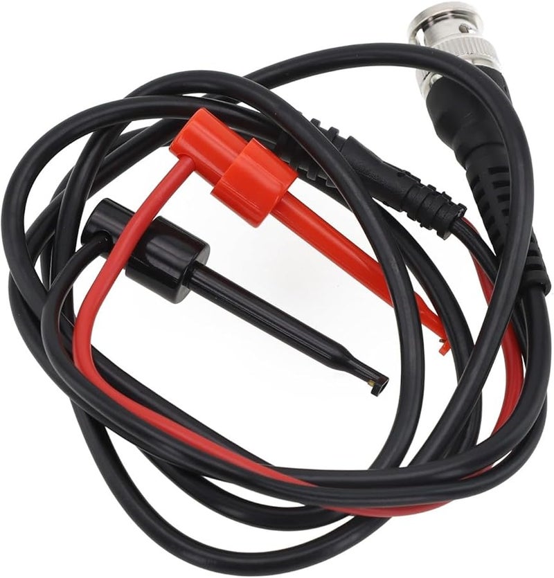P1007 BNC Test Lead with Dual Hooks 50 Ohm Coaxial Cable for Oscilloscope Signal Generator Video Surveillance - Image 5