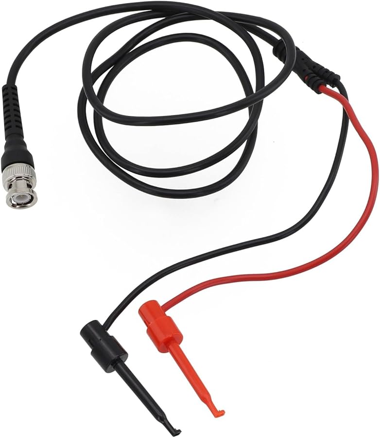 P1007 BNC Test Lead with Dual Hooks 50 Ohm Coaxial Cable for Oscilloscope Signal Generator Video Surveillance - Image 4