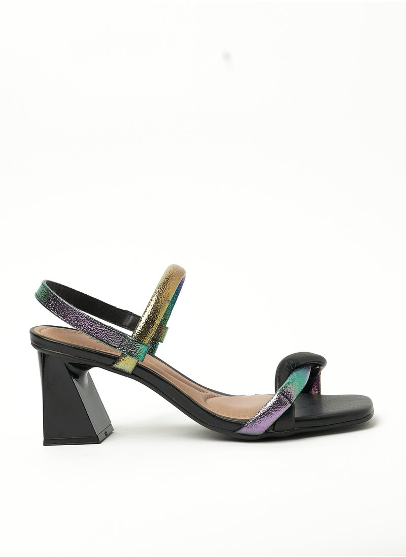 Beira Rio Multi Strap Mid Heel Sandals | Made in Brazil  - Image 2