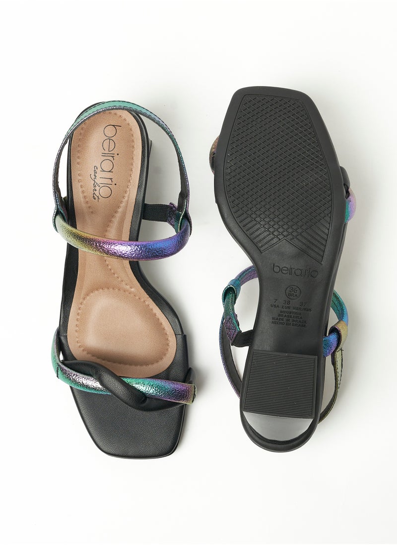 Beira Rio Multi Strap Mid Heel Sandals | Made in Brazil  - Image 5