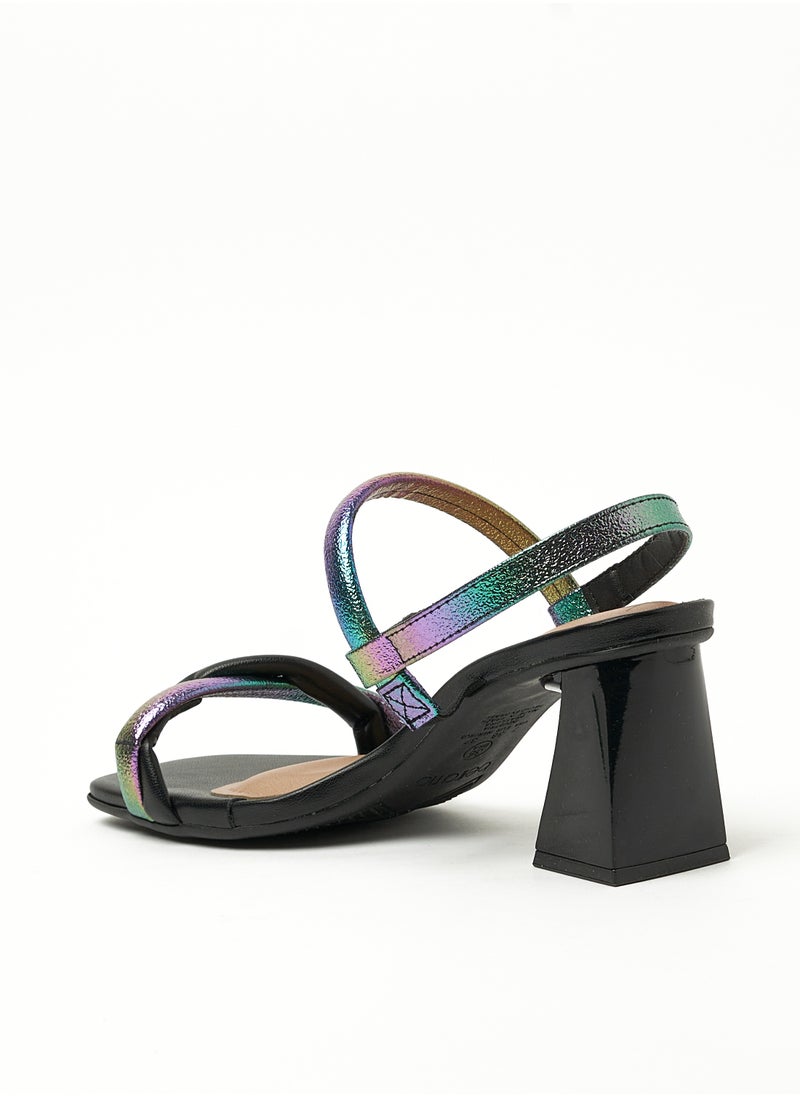 Beira Rio Multi Strap Mid Heel Sandals | Made in Brazil  - Image 3