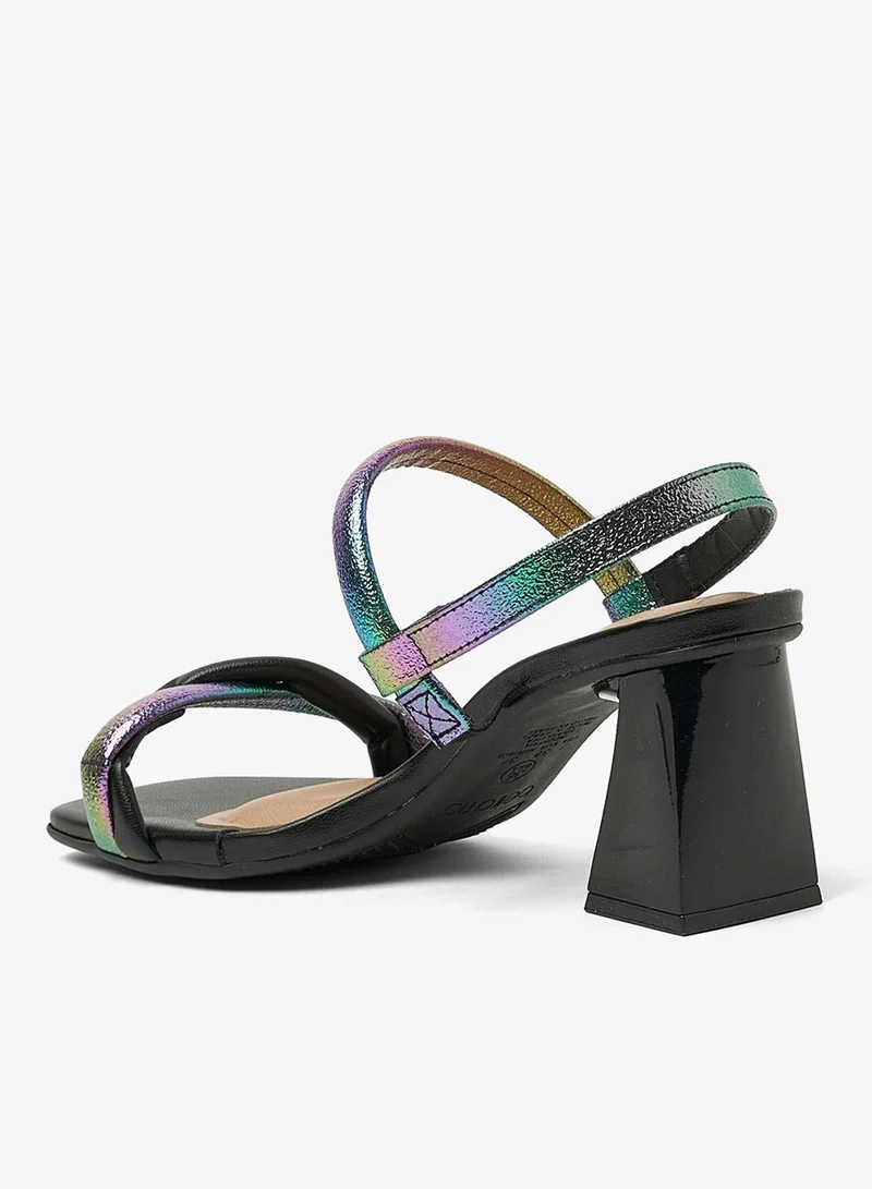 Beira Rio Black Sandals for Women with Back Strap – Stylish & Supportive sling Back Ladies Sandals for Women | Best Price UAE