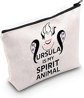 LEVLO Villains Ursula Cosmetic Make Up Bag Sea Witch Fans Gift Ursula Is My Spirit Animal Zipper Pouch Bag For Women - Image 1