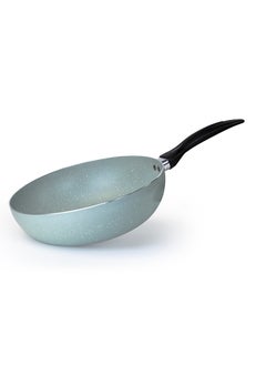 Wilson 26cm Aluminium Pressed Wok Pan, Non- Stick, Induction, Marble coated  - Image 1