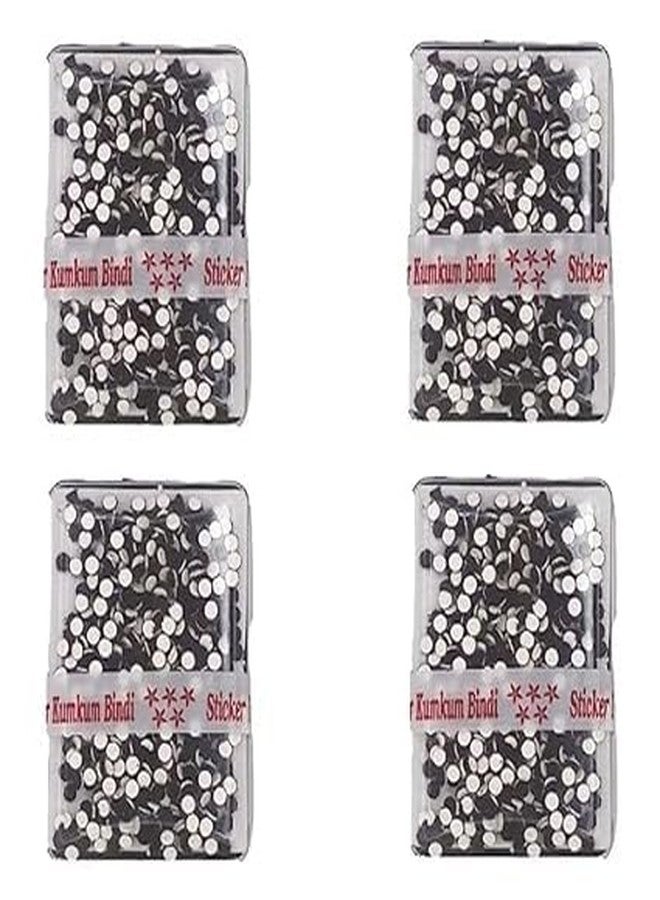 Sidhav Bindi |Tikali |Sticker Bindi| Daily Use Bindi for Women - Pack of 4 Boxes (Bindi Size : 1.5Mm Each) (Pack of-4) 08 Size Number - Image 4